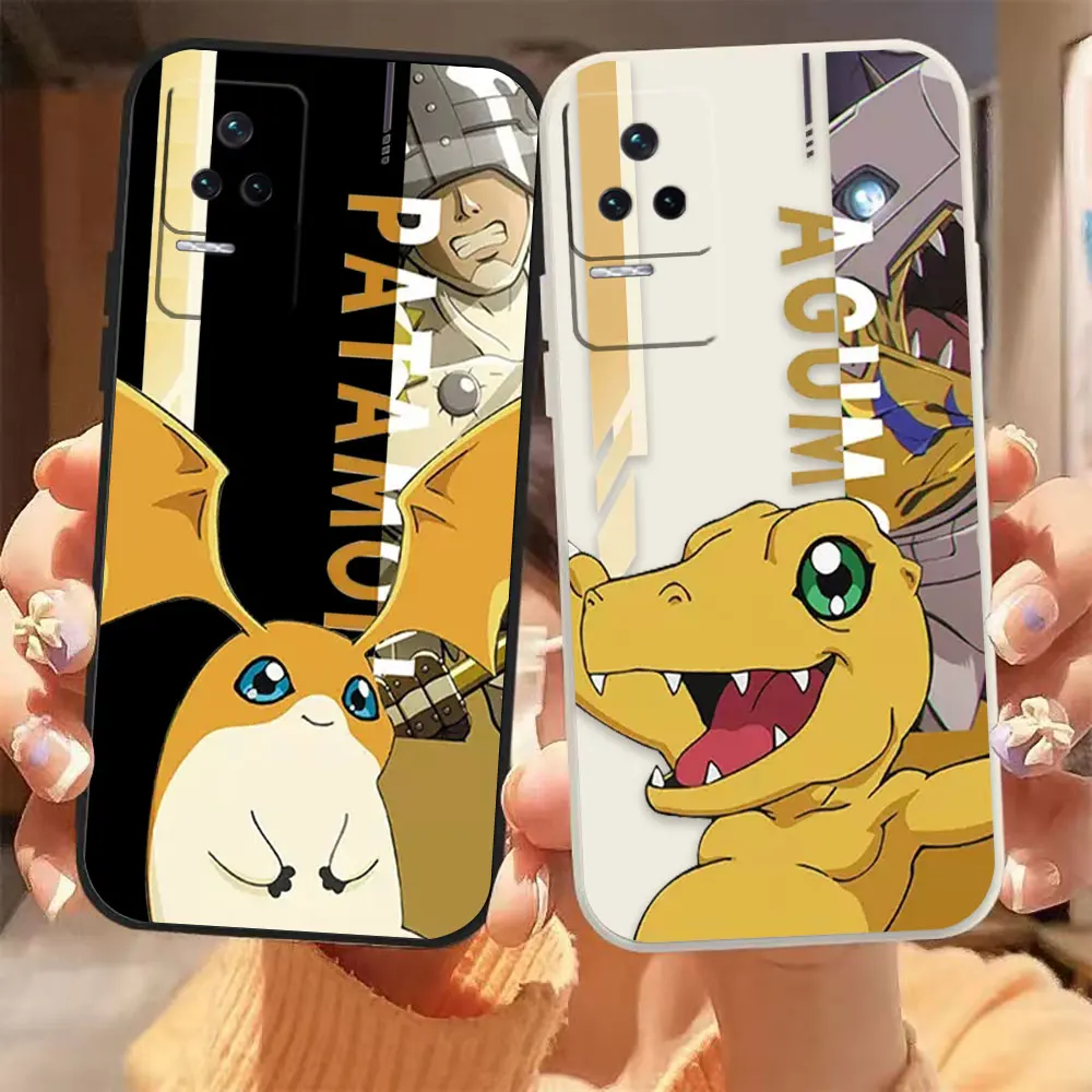 

Anime Digimon Digital Monster Agumon Case For Redmi K60E K60 K50 K40S K40 K30 K20 12C 10C 9A 9 8A 8 10X 10 Pro 4G 5G Gaming Case
