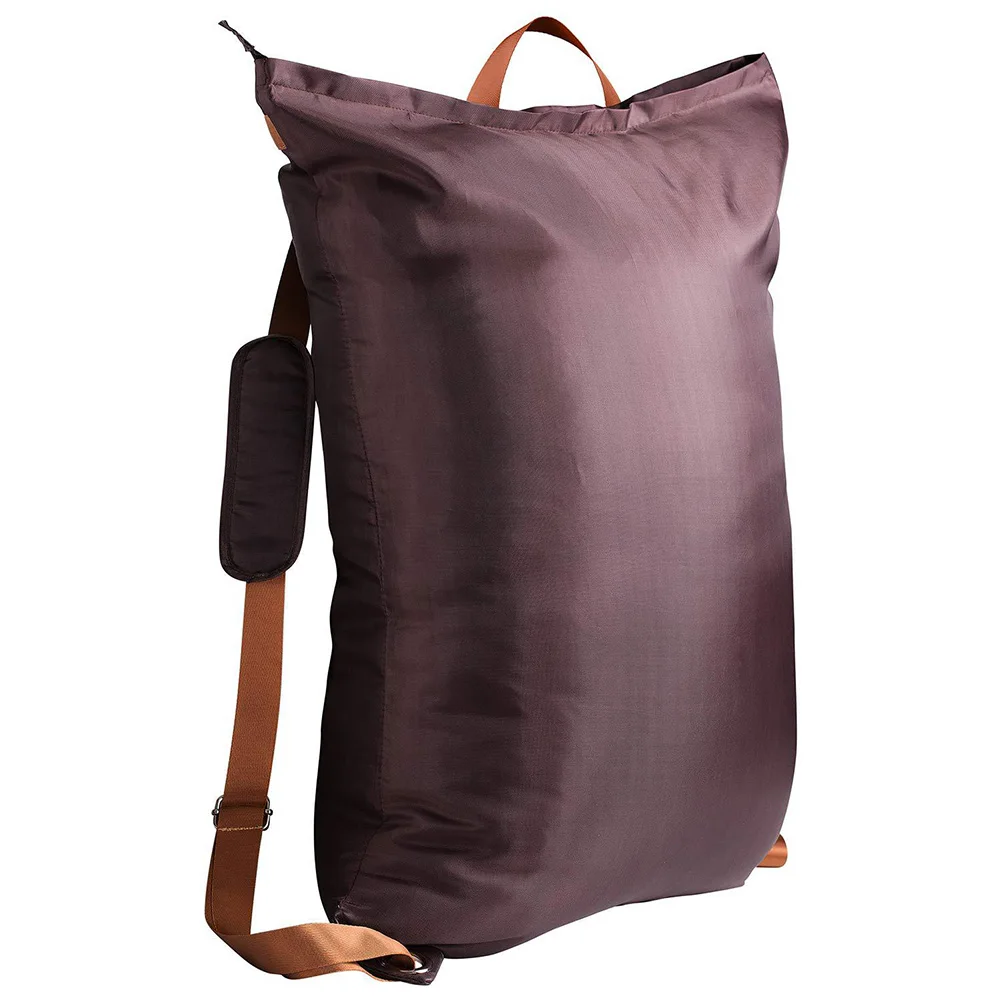 

Oxford Cloth Large Capacity Travel Laundry Backpack Foldable Adjustable Strap Storage Outdoor Multipurpose Solid Zipper Design