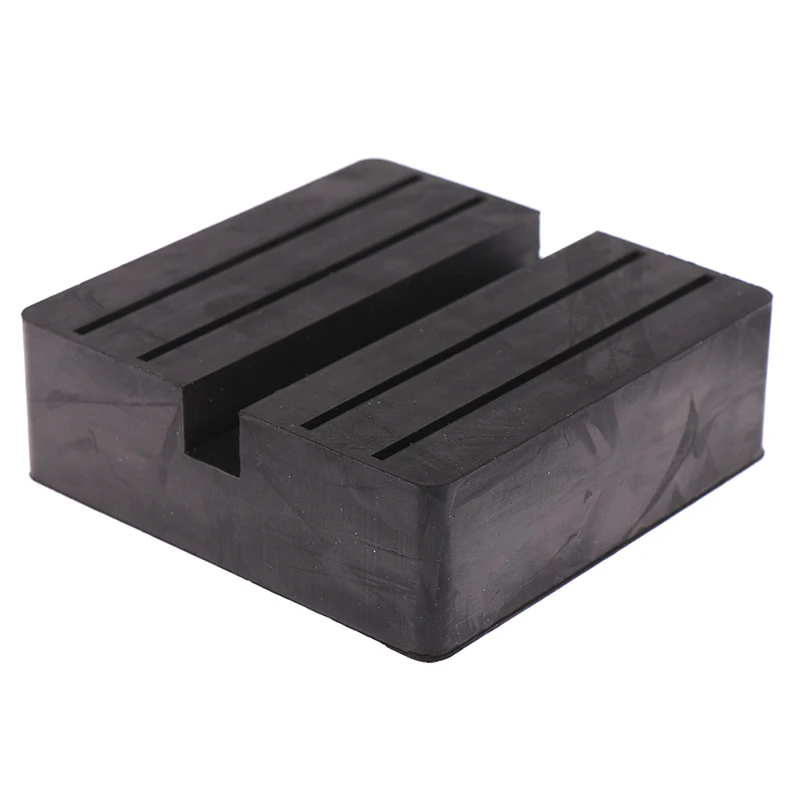 

Car Lift Jack Stand Rubber Pads Square Universal Slotted Frame Rail Jack Guard