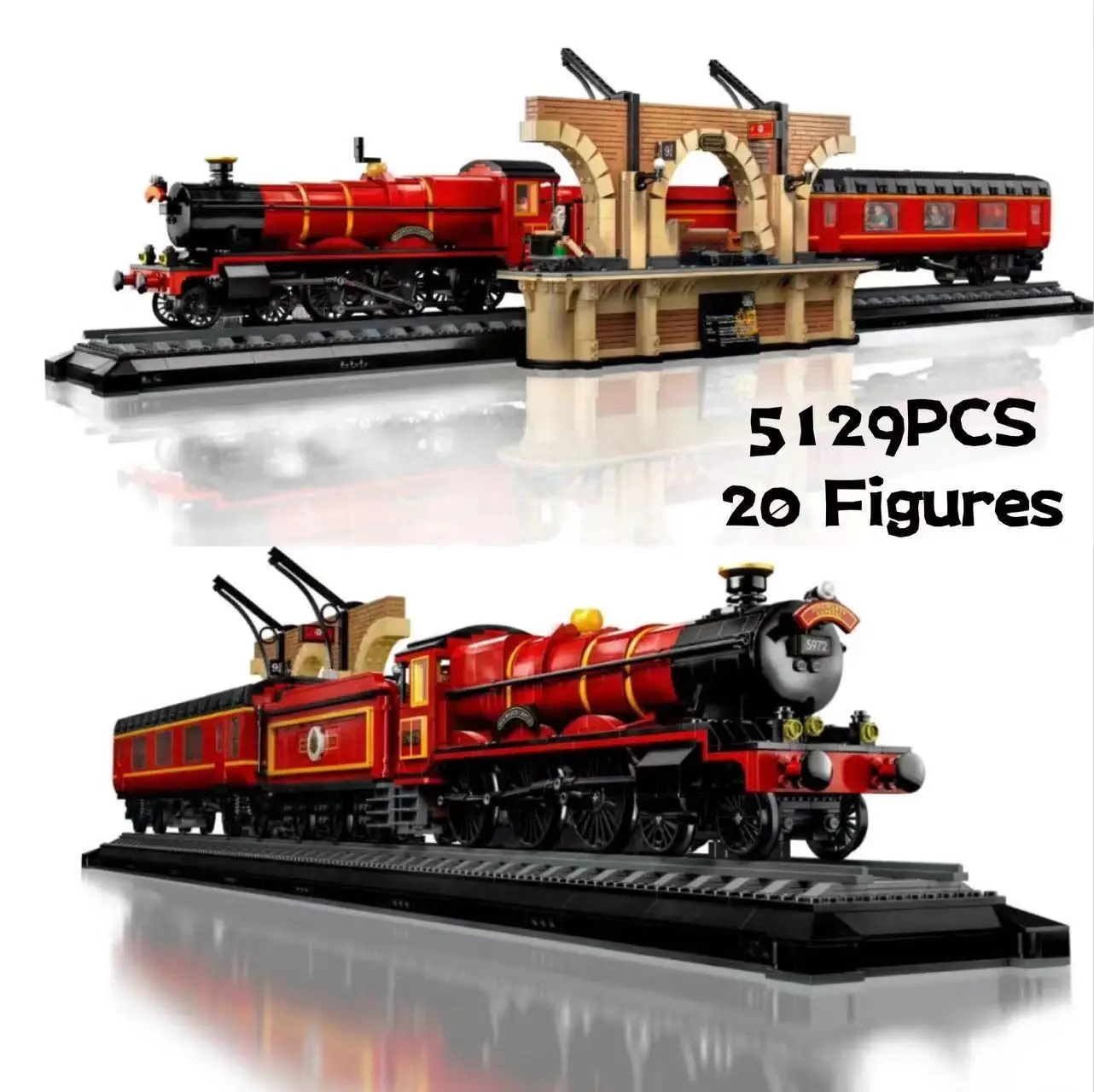 

2022 NEW 76405 Express Train Magic Station Collectors Edition Model Building Blocks Assembly Bricks Set Toys for Children Gift