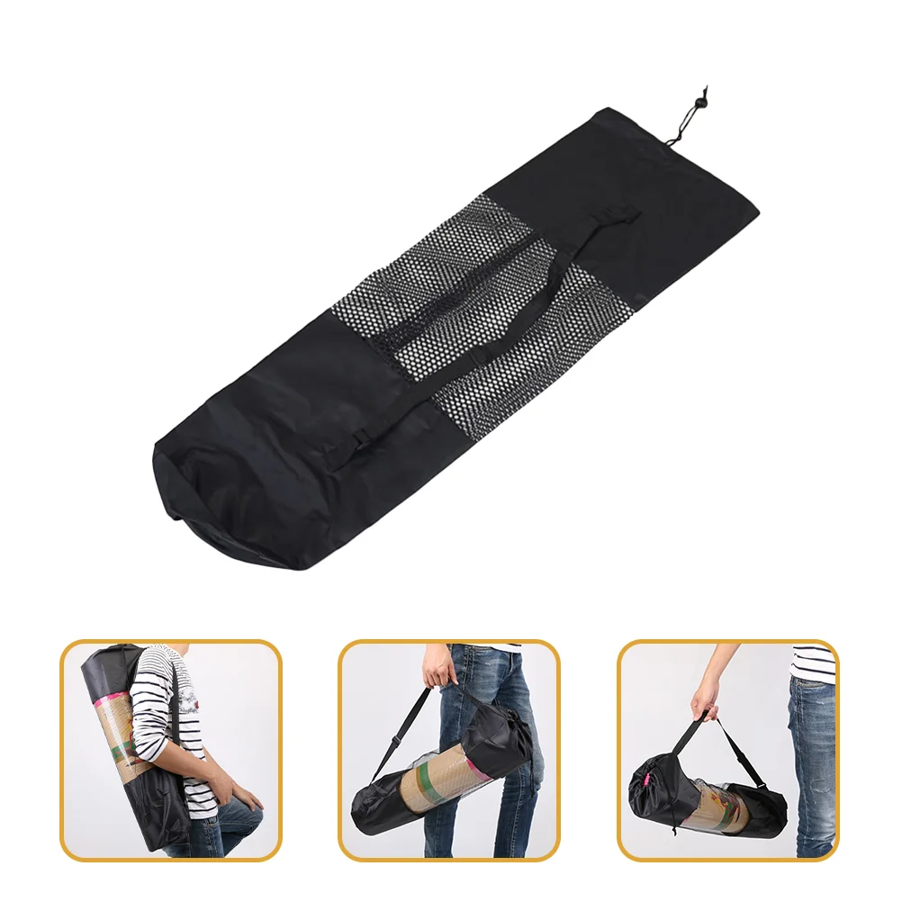 

Yoga Mat Storage Bag with Breathable Window Waterproof Ladies Tote Handbagss Mat Carrier Exercise Yoga Carrying Bag for