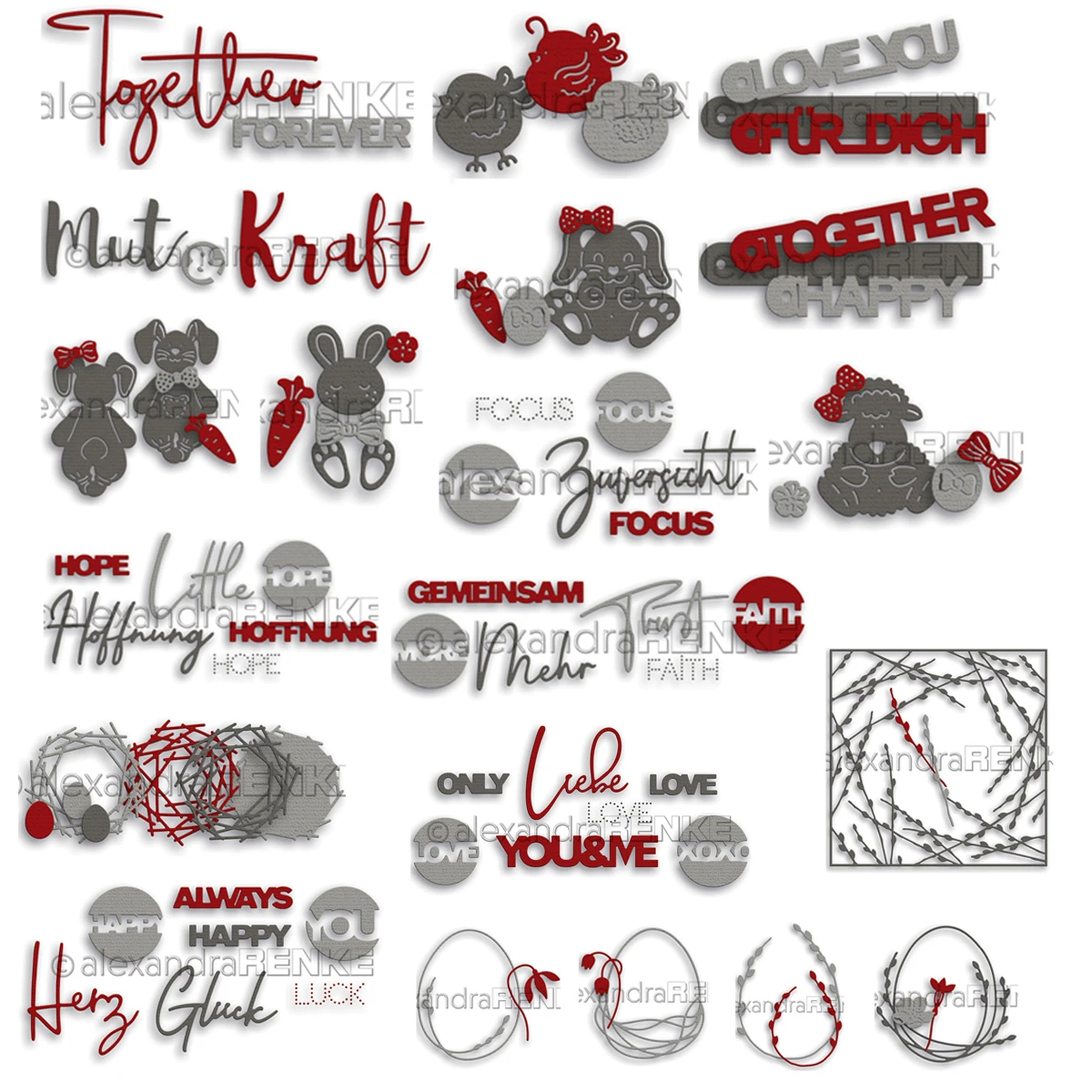 Металлические Вырубные штампы форма для вырезания Пасхальный кролик яйцо