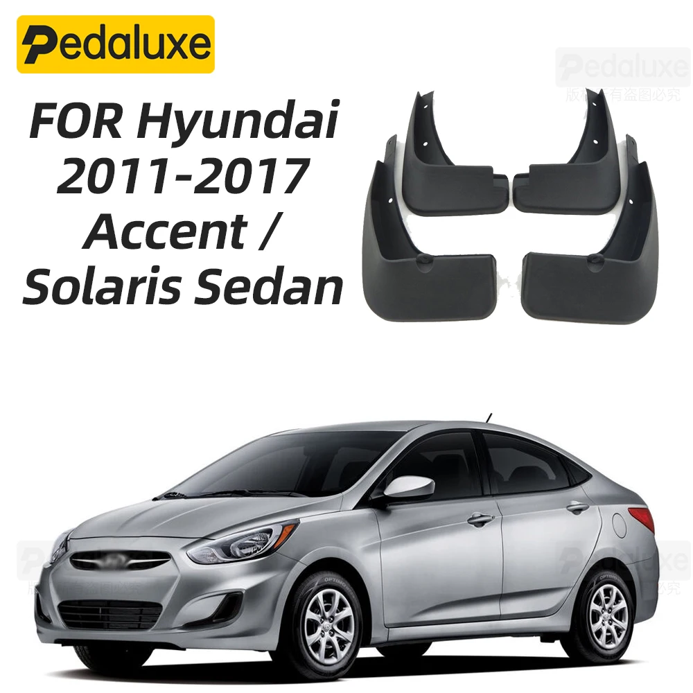 

Подлинные Новые Брызговики от грязи для Hyundai 2011-2017 Accent / Solaris Sedan