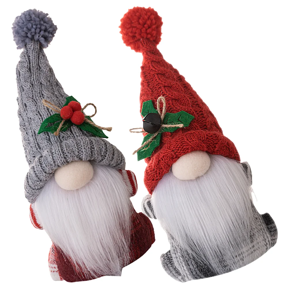 

2pcs Christmas Gnome Dolls Curtain Buckle Gnome Window Curtain Buckles