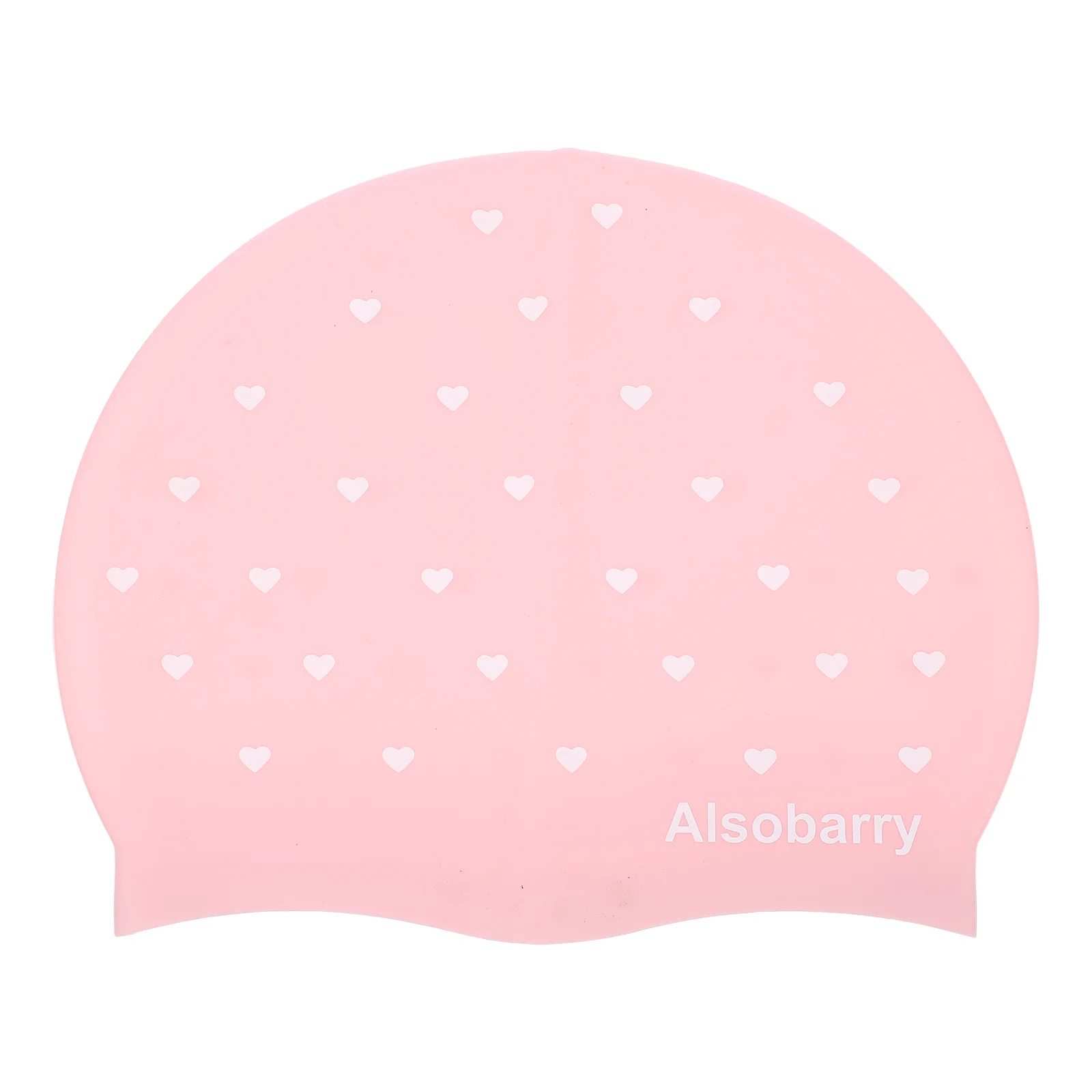 

1 PC Swimming Cap Heart Pattern Waterproof Unisex Swimming Hat Bathing Cap for Swimming Surfing