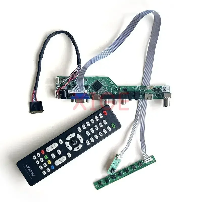 Плата контроллера драйвера для A089SW01 V0/V1 B089AW01 HDMI + VGA AV USB аналоговый ТВ 1024x600 экран