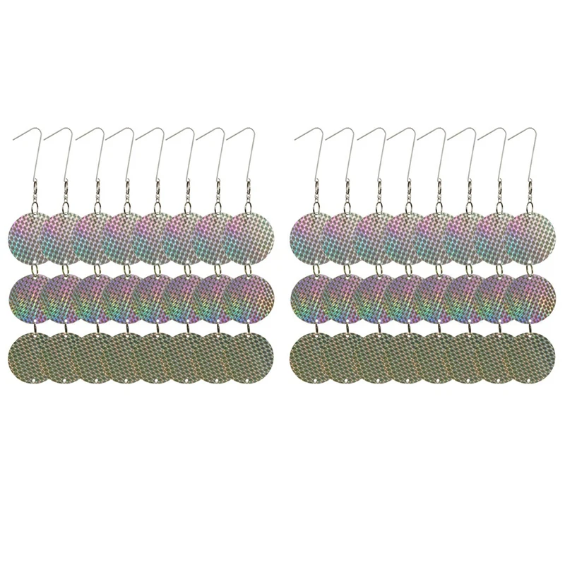 96 отражающих дисков для отпугивания птиц отражающее подвесное устройство