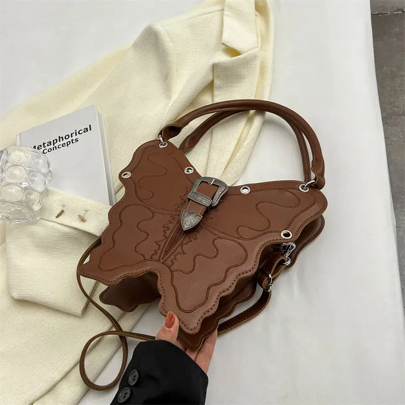 Unique Niche Design Creative Handbag Women's Shoulder Bag New Premium Sense Spring and Summer Vintage Personality Crossbody Bag