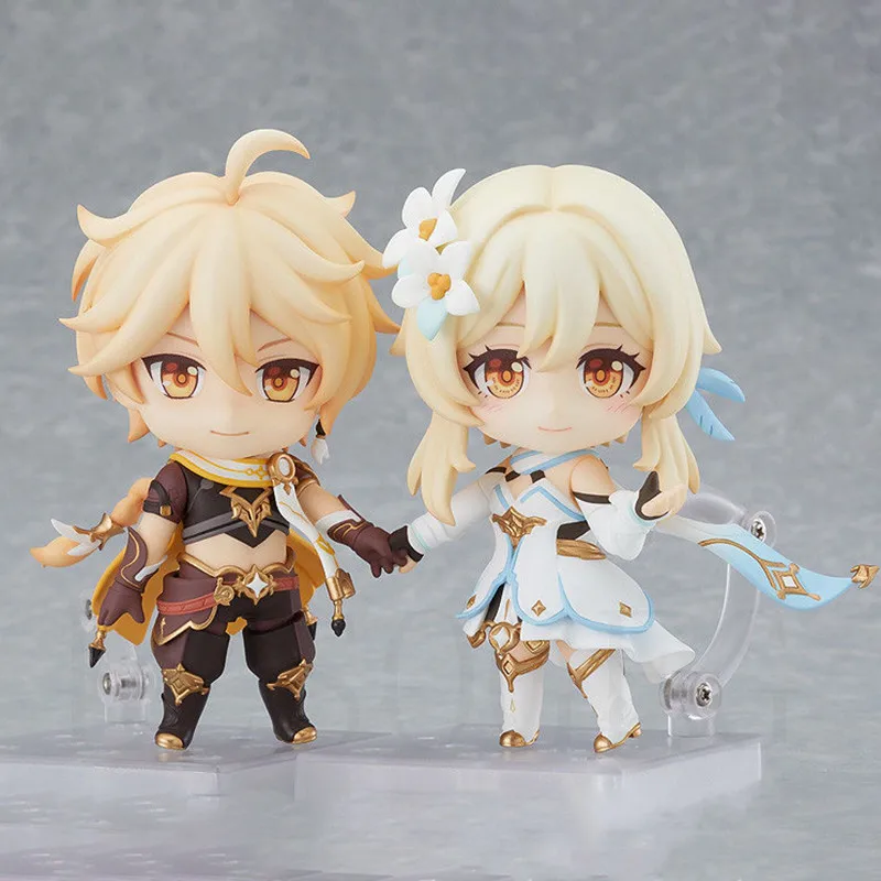 Коллекционная фигурка аниме Genshin Impact Traveler Aether Lumine PVC