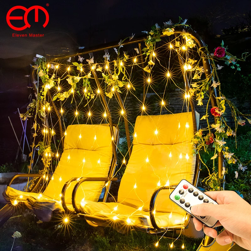 

Гирлянда светодиодная сетчатая в виде занавески, 3 х2 м, 220 светодиодов