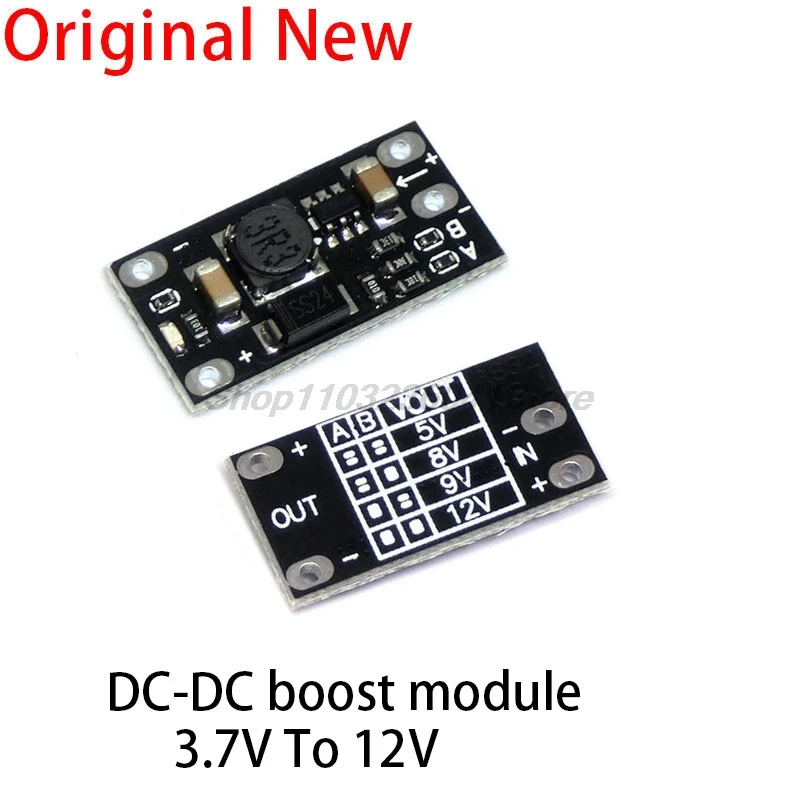 10 шт. мини-DC повышающий преобразователь 3 В 2 7 5 9 до 12 регулятор напряжения модуль