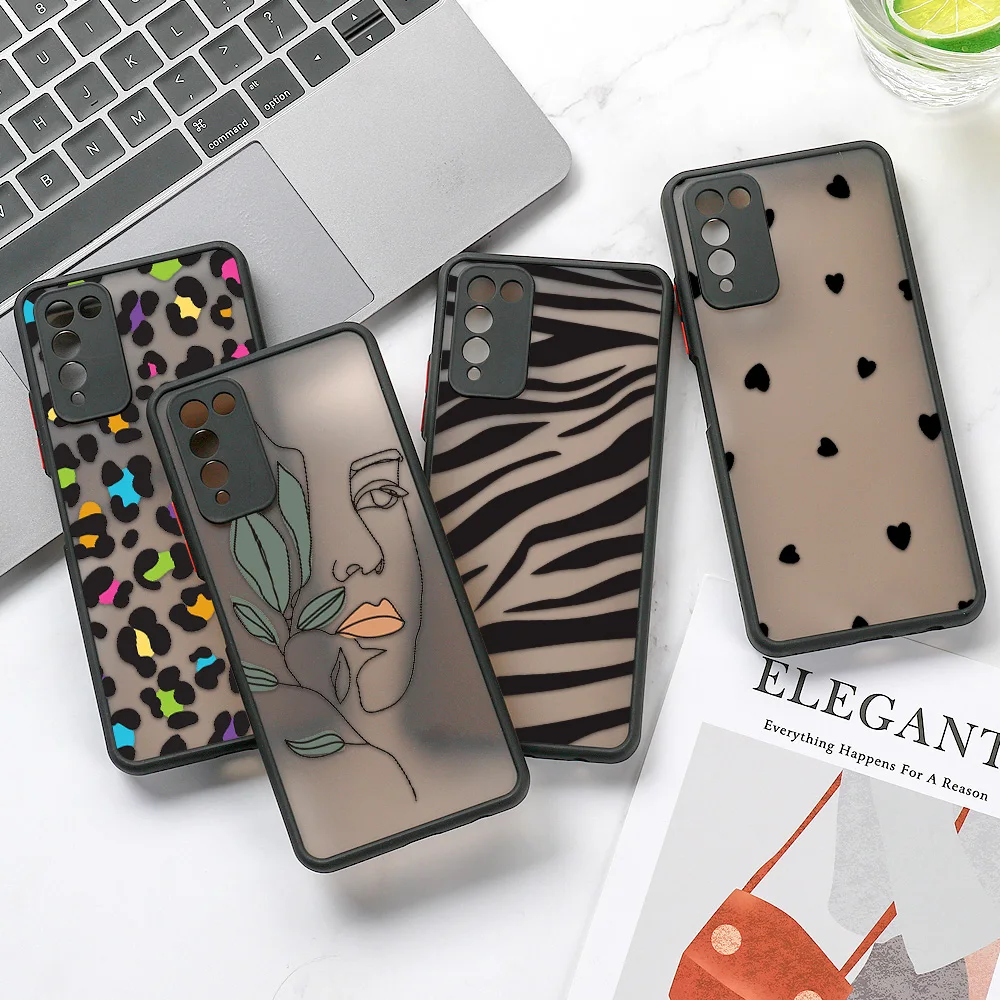 Phone Case For Huawei P30 Lite P40 Pro P50 Case on Honor 50 60 SE 30 X8 8X 9A 10X Fundas Honor 70 Bumper Shockproof Matte Cover 
