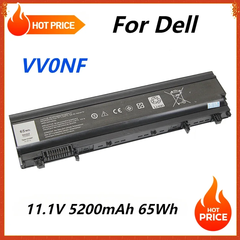 65 Втч VV0NF 6-элементный аккумулятор для ноутбука Dell Latitude E5440 E5540 WGCW6 CXF66 VJXMC 0M7T5F 0K8HC 1N9C0