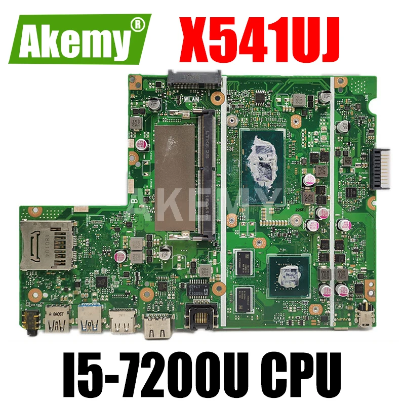 

Akemy X541UJ Laptop Motherboard For Asus X541UJ X541UVK X541UV MainBoard W/ I5-7200U 0G-RAM (V2G)