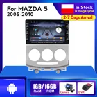 Автомагнитола на Android для Mazda 5 Mazda5 2005-2010, видеоплеер, мультимедийная система с GPS-навигацией, IPS-экраном, Wi-Fi, поддержкой ADAS, DVR, камеры, FM