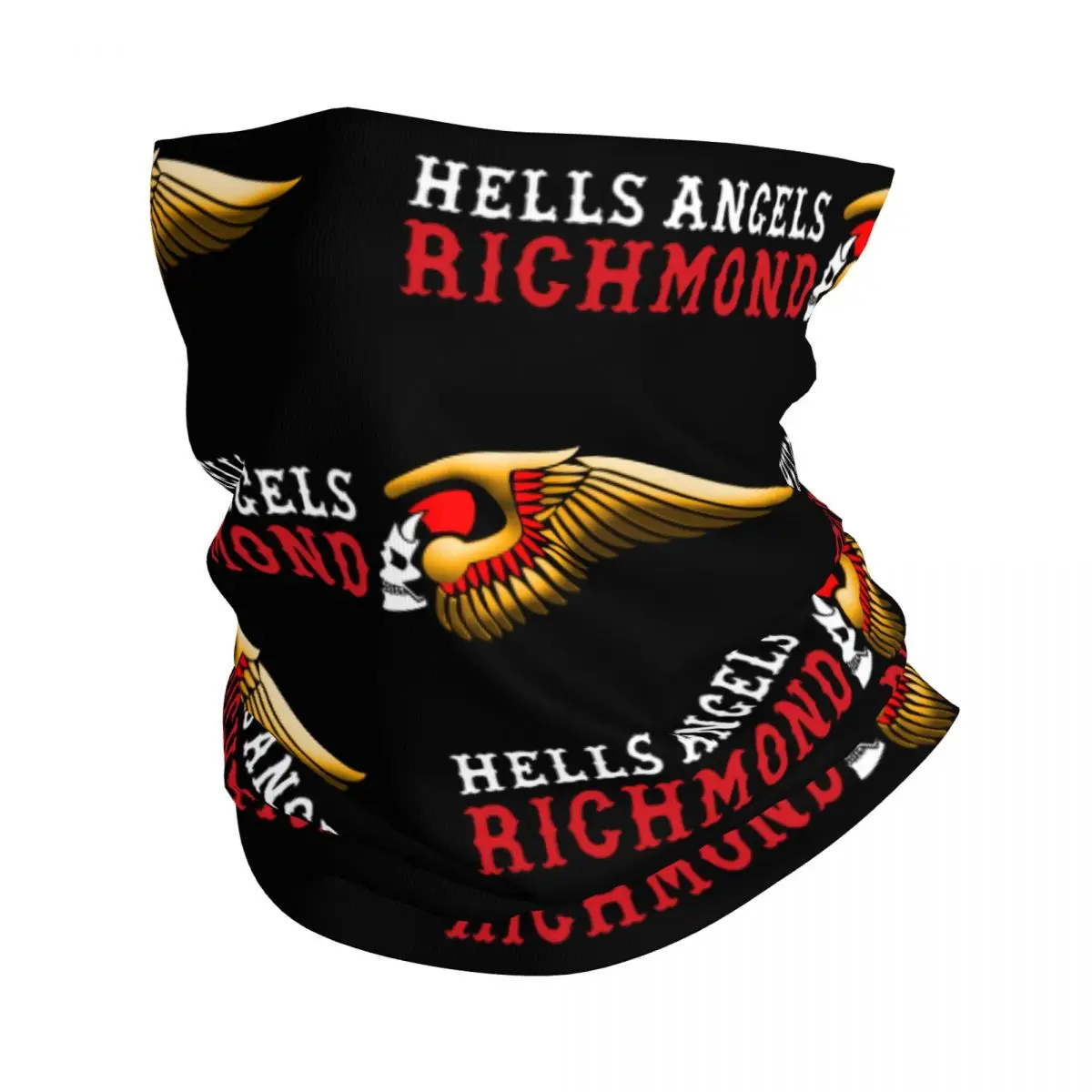 

Hells-Angels Motorcycle Club Bandana Neck Gaiter Printed Balaclavas Wrap Scarf Cycling Hiking for Men Women Adult Windproof