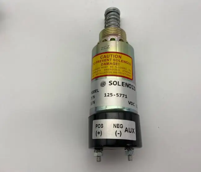 Соленоид отключения топлива для экскаватора Caterpillar соленоид остановки 24 В