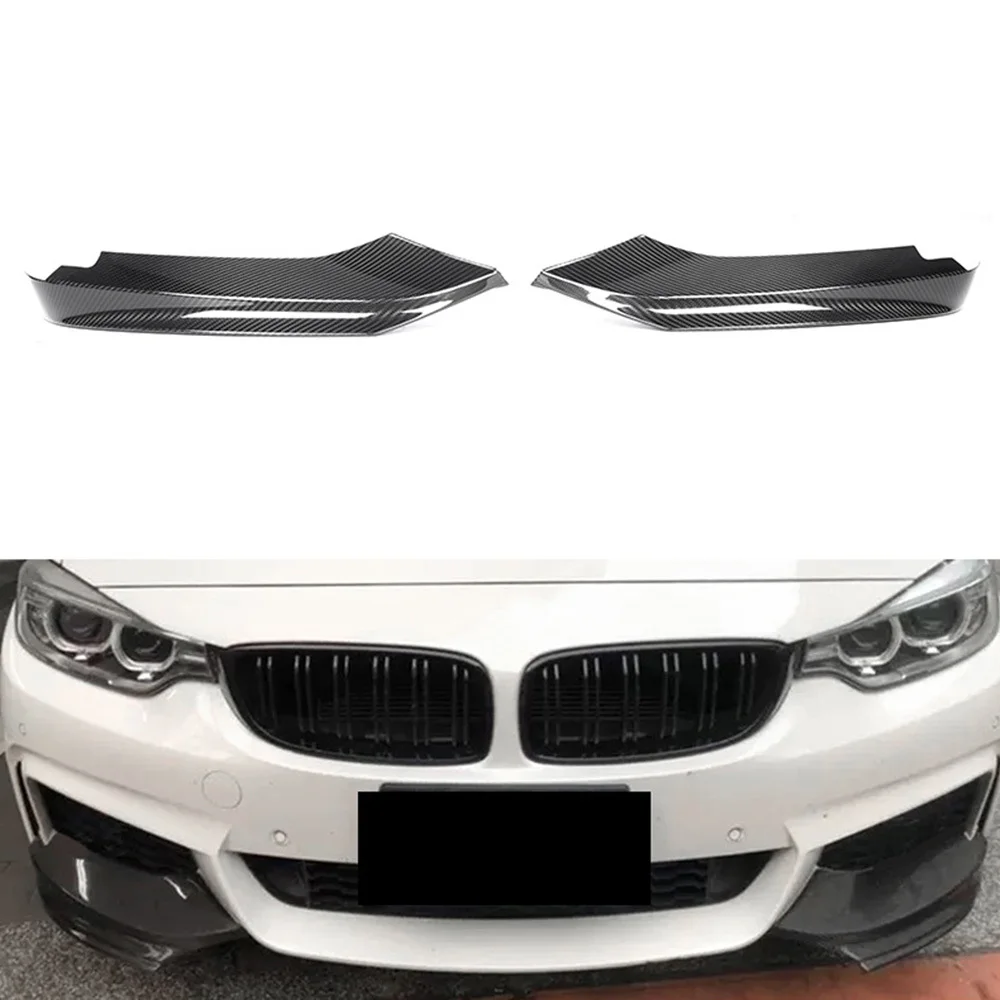 

2 шт., передний бампер из углеродного волокна для BMW 4 серии F32 F33 F36 2013-2020