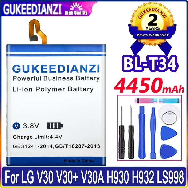 Аккумулятор для LG V20 H990/V30 V30+ V30A/V40 V50 V60 ThinQ 5G LM-V500 LMV600VM/ Q8 2018/G6 G600/G7 G7+ G710/K10 2017 F670L