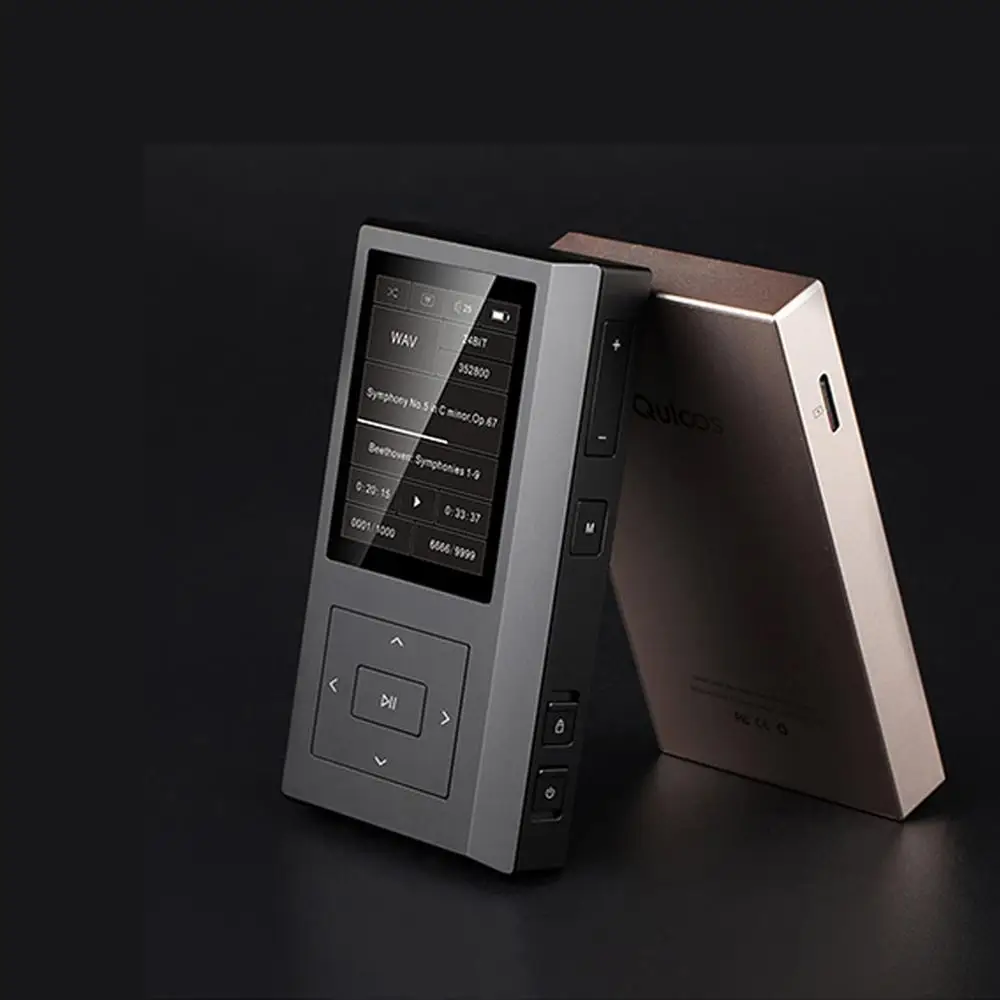 Quloos QA361 Hi-Fi портативный плеер без потерь музыки, мастер-лента, чистый тон, mp3-плеер DSD, твердое решение AK4495SEQ
