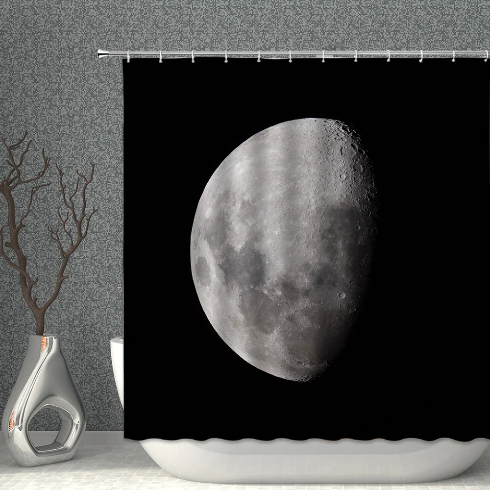 

Водонепроницаемая шторка для душа с рисунком космоса