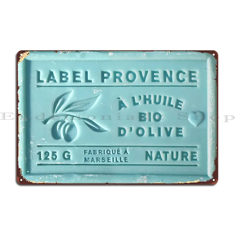 Металлическая вывеска &quotФранцузский Марсель&quot