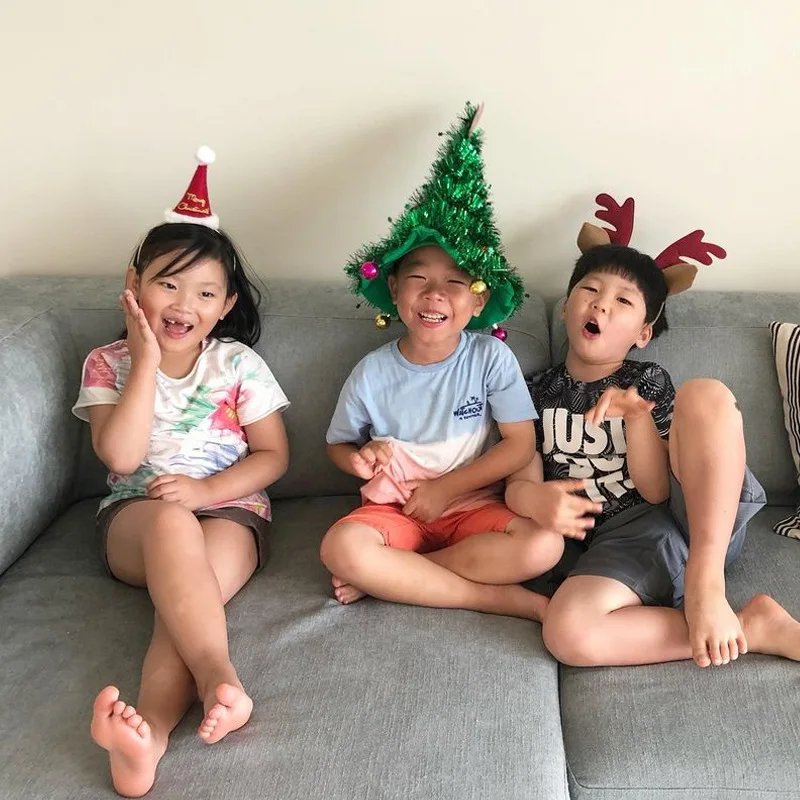 

Christmas New Year Party Beanies Christmas Tree Hats Unisex Christmas Hat Fashion Christmas Headdress Stage Performance Bonnets