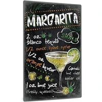 laquaud margarita cocktail bar sign vintage art wall decor for plaque poster cafe man cave home decor for pub club kitchen