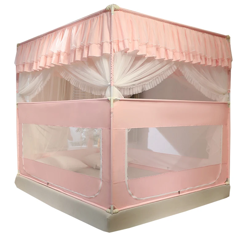

Children Bed Mosquito Net Bed 2 Place Yurt Mesh Tent Baby Girl Room Mosquito Net Bed Child Canopy Baldachin Zanzariera Bed Tent