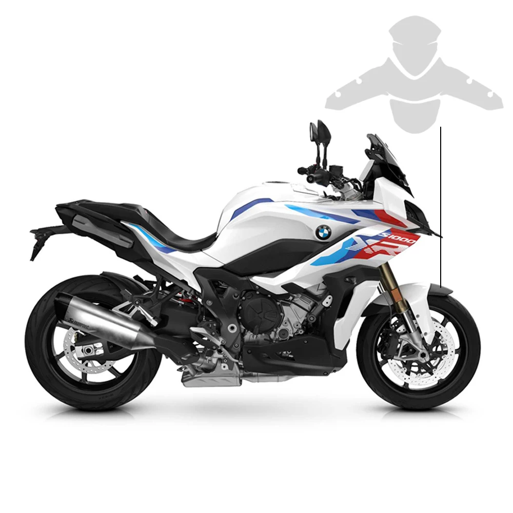 

PPF для BMW S1000XR Защитная пленка для мотоцикла ТПУ наклейки Защита обтекатель против царапин полупрозрачная пленка подходит для S 1000 XR