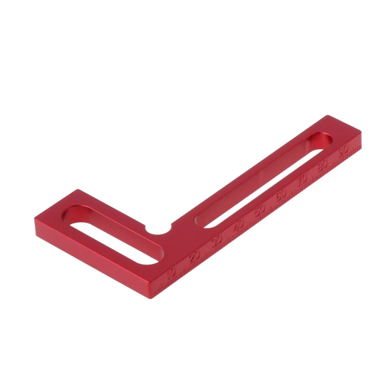 

100mm Aluminium Alloy Right Measuring Ruler Mini Clamping Square Drop ship