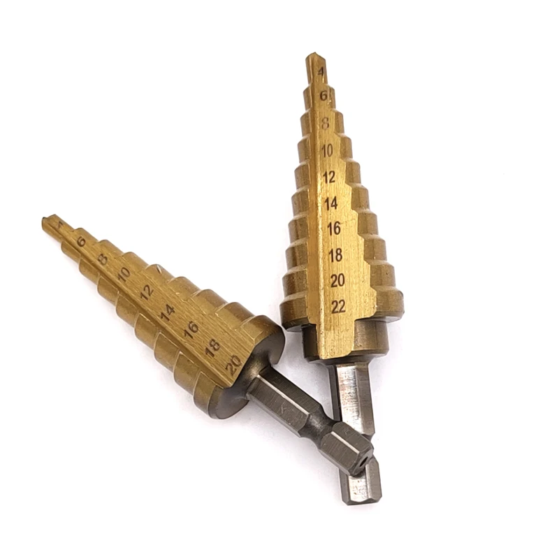 сверло ступенчатое сверла по металлу фреза Ступенчатое 4-12 мм 4-20 4-22 быстрорежущая