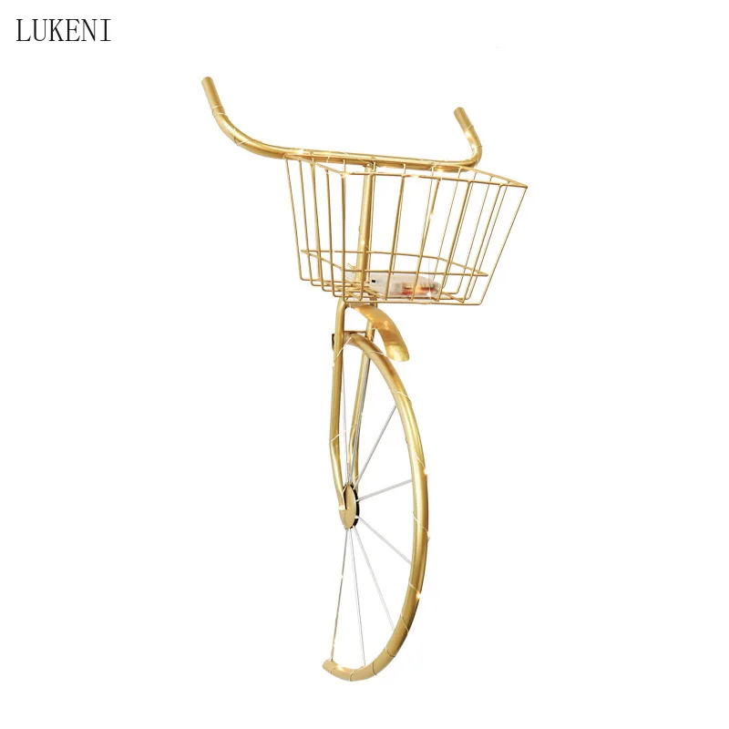 

Креативная подвесная головка для велосипеда из кованого железа в стиле ретро, украшение на переднюю стену велосипеда, украшение для кофейн...