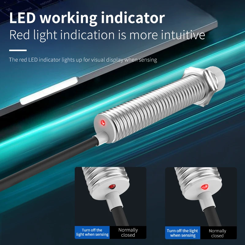 CHBG M18 непопадающий емкостный датчик приближения 10 мм NPN PNP постоянный ток AC NO NC