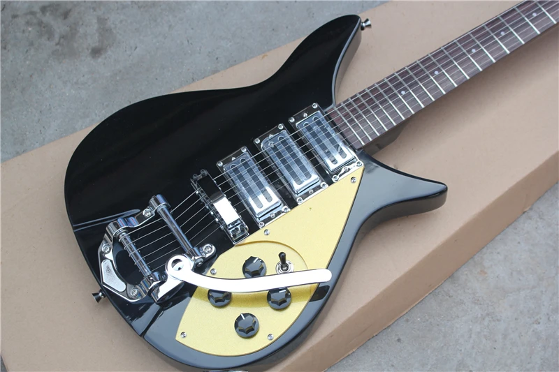 Гитара ricken версии 325 с тремоло черного цвета Бесплатная доставка в наличии 531