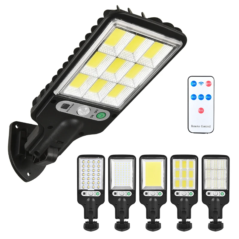 

Super Bright Outdoor Solar Light 28SMD 60SMD 117COB 108COB 72SMD Street Light Home Decor Waterproof Wall Lamp for Garden Newest