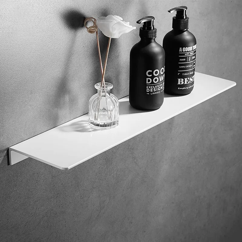 

Стойка алюминиевая для ванной комнаты, белый/черный держатель для шампуня, ванной комнаты, 20-50 см