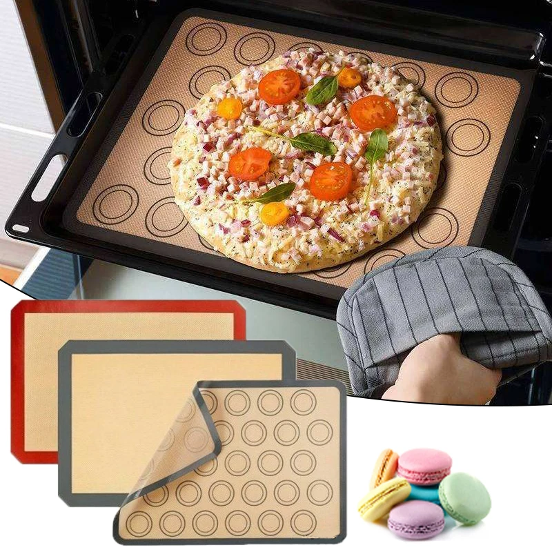 

Silicone Baking Mat Non-Stick Baking Pan Liner Baking Gadgets Cookie/Bread/Macaron Make Kitchen Pastry Silicone Mat Baking Pan