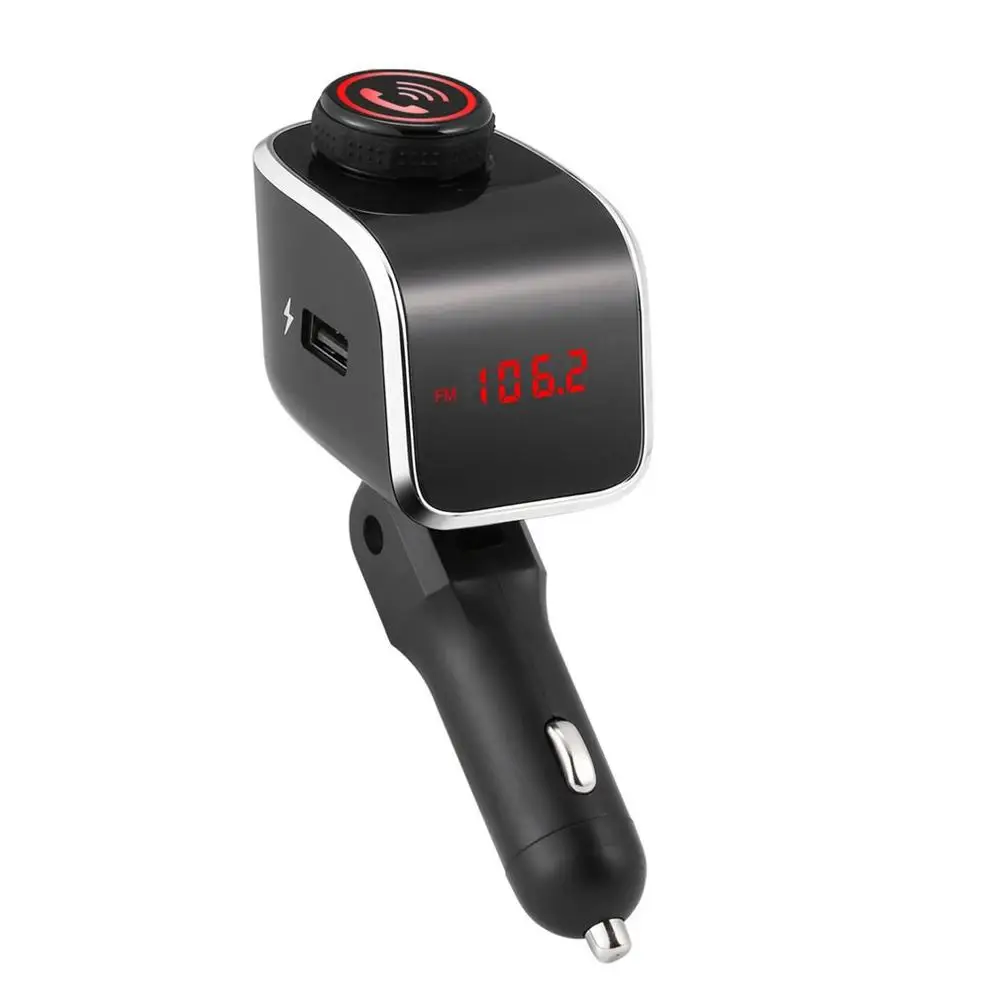 

Car MP3 Handsfree FM Transmitter Cigarette Lighter Socket Powered USB Charger Music Player Support TF Card U-disk