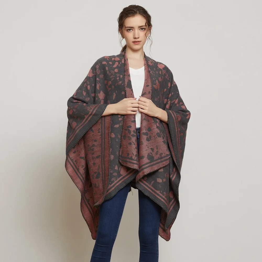 

Elegant Scarf Luxury Pashmina Shawl Women Evening Party Warp 150cm Wide Cloak Stone Pattern Blanket Poncho Bufanda New In 2023