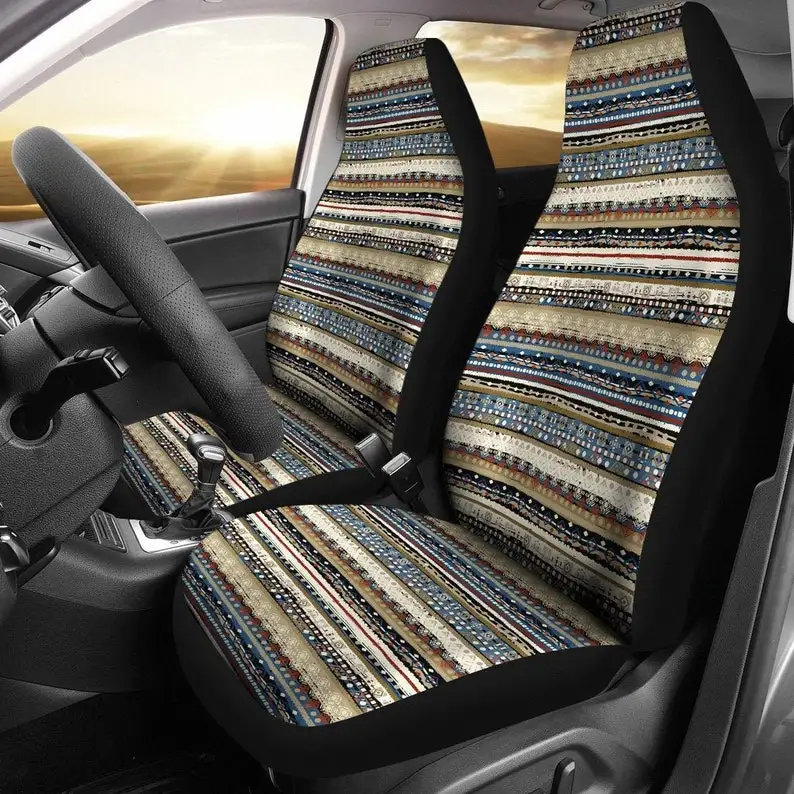 

Aztec Boho Car Seat Covers | Kilim Tribal Car Seat Cover For Vehicle | Custom Seat Covers For Car For Women | Car Seat Cover Gir