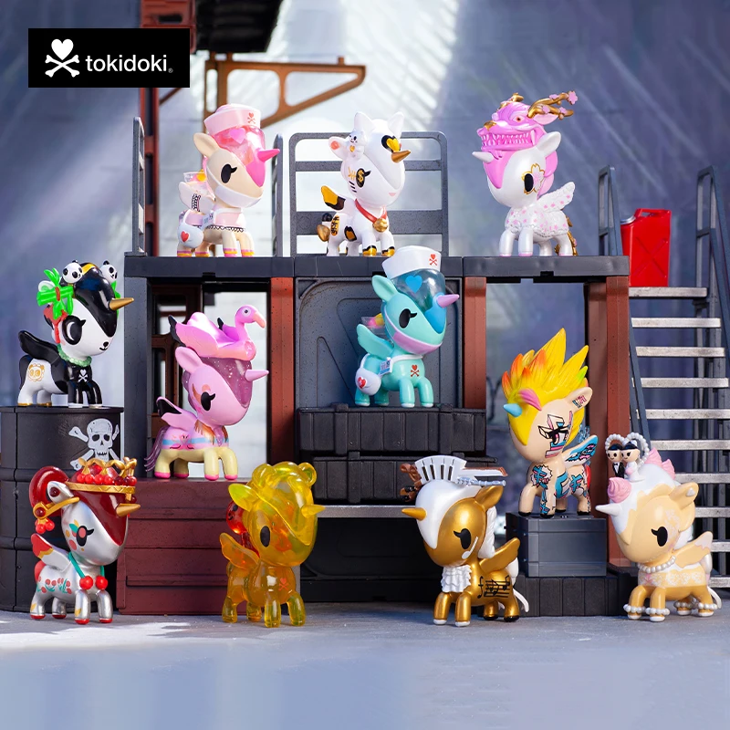 Tokidoki Единорог семья X серии глухая коробка сюрприз фигурки экшн Угадай сумку
