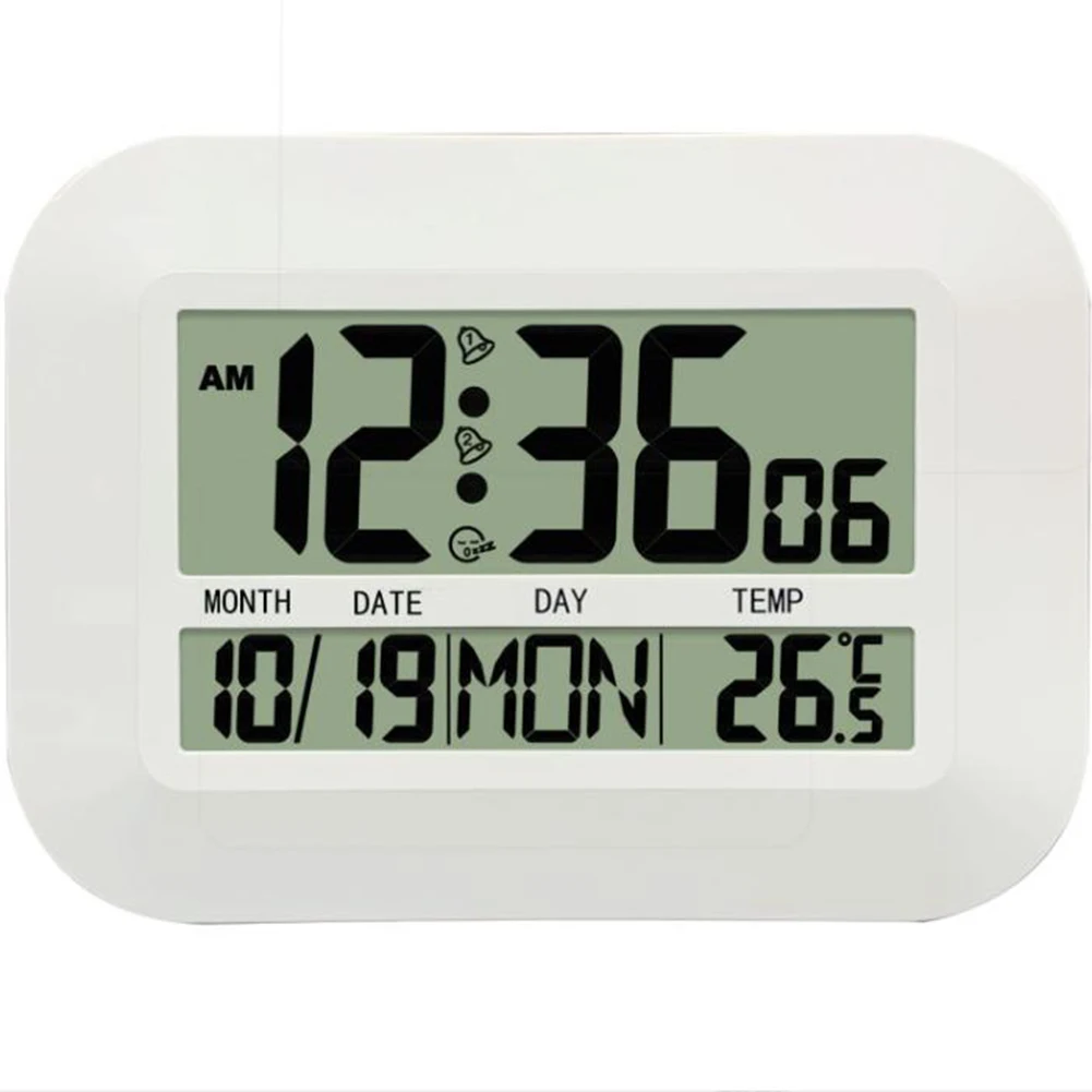 Настенные часы с будильником и термометром