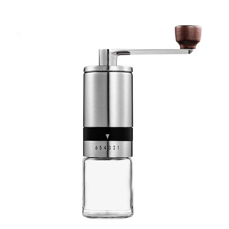 

youpin Manual Ceramic Coffee Grinder Stainless Steel Adjustable Coffee Bean Mill Clean Kitchen Tools Portable Grinder Mijia Xio
