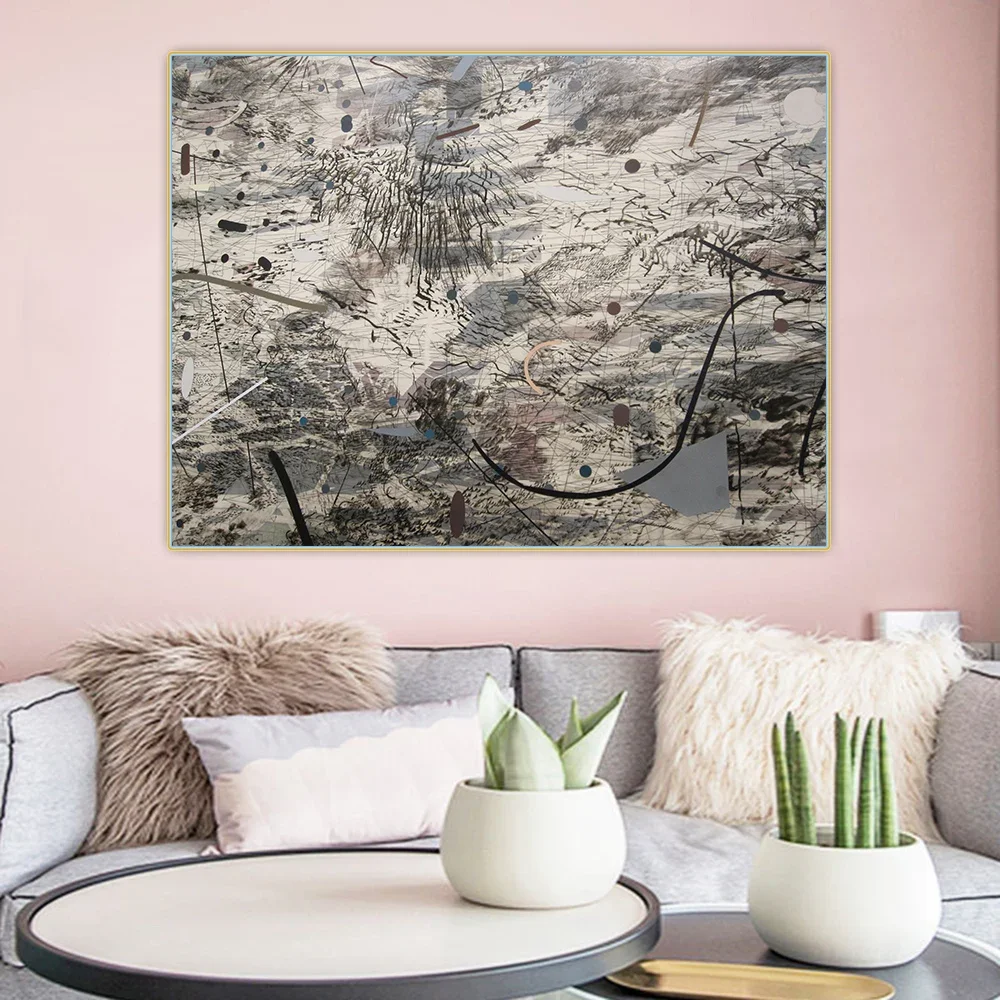 Цитон Джули Мехретю 《Байреут и Средний》Акстрактное холст Картина маслом