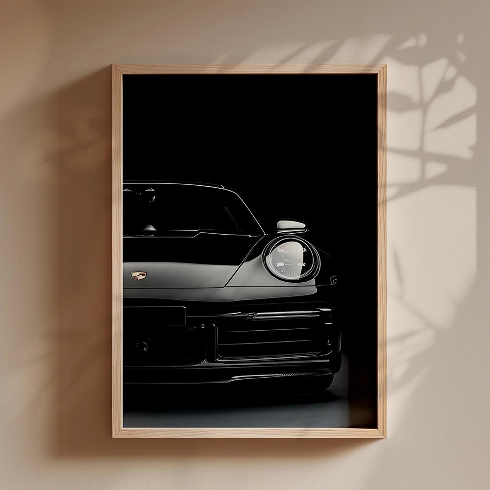 Плакаты с известными автомобилями, печать на холсте