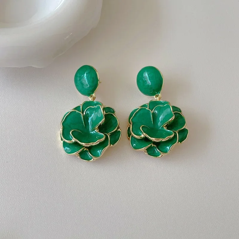 Женские серьги-гвоздики Draweye изысканные Винтажные серьги в Корейском стиле