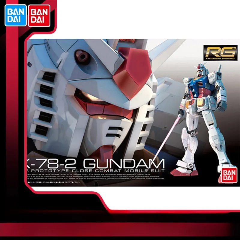 Bandai собранная модель Gundam RG01 1/144 RX-78-2 Yuan Zu один игрок осмелится Da аниме рука чтобы