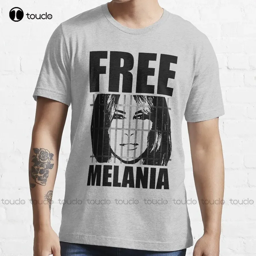 Трендовая футболка Free Melania белая классическая рубашка для мужчин забавная