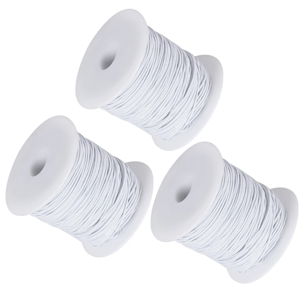 

3 Rolls Beads Rope Elastic Strap Bracelet Band for Craft Home DIY